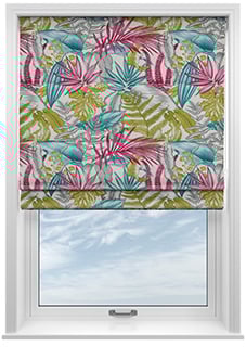 Maldives, Begonia - Twist&Fit Roman Blind